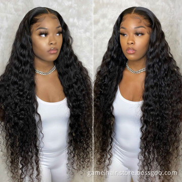 Raw Indian Virgin Straight Human Hair Hd Full 360 Lace Wig For Black Women Wholesale Full Transparent 360 Lace Wig Vendor